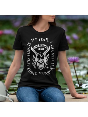 Дамска тениска Stranger Things - Eddie Munson Dungeon Master